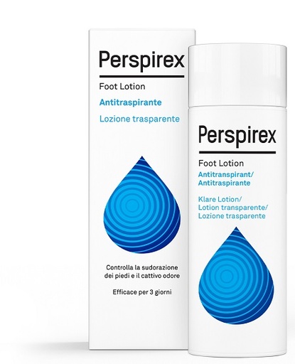 [902684315] PERSPIREX FOOT LOTION ANTITRASPIRANTE LOZIONE TRASPARENTE SUDORAZIONE E CATTIVO ODORE PIEDI 100 ML