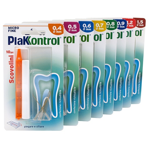 [905353746] PLAKKONTROL MINIGRIP SCOVOLINO 0,4 MM 10 PEZZI