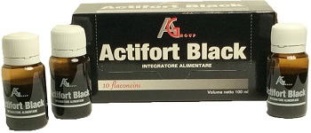 [905861340] ACTIFORT BLACK 10 FLACONCINI 10 ML