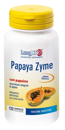 [906604158] LONGLIFE PAPAYA ZYME 120 COMPRESSE