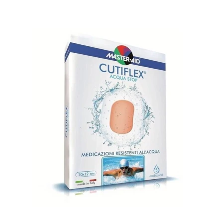 [907063034] MEDICAZIONE AUTOADESIVA TRASPARENTE IMPERMEABILE MASTER-AID CUTIFLEXMED 7X5 CM 5 PEZZI