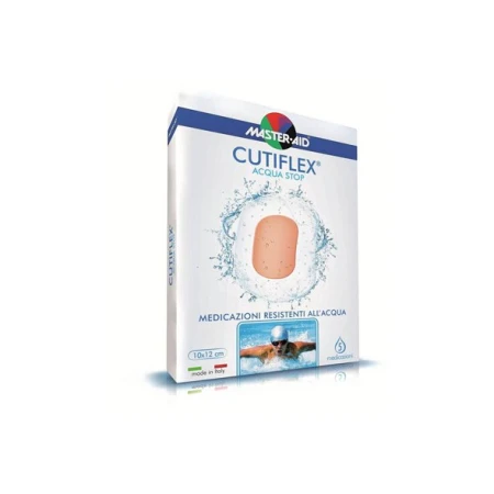 [907063123] MEDICAZIONE AUTOADESIVA TRASPARENTE IMPERMEABILE MASTER-AID CUTIFLEXMED 10X12 CM 5 PEZZI