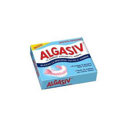 [908017775] ALGASIV ADESIVO PER PROTESI DENTARIA INFERIORE 15 PEZZI