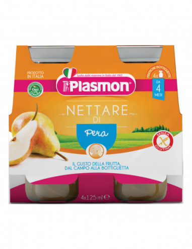 [908107675] PLASMON NETTARE DI PERA 4 X 125 ML