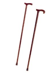 [908985688] BASTONE IN LEGNO DI OTTIMA QUALITA', RESISTENTE E SICURO, CON LARGA BASE DI APPOGGIO IN CAUCCIU' E IMPUGNATURA DI FORMA ANATOMICA. AMBIDESTRO. ARTICOLO 37250