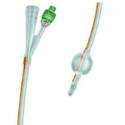 [909847384] CATETERE FOLEY IN SILICONE TRASPARENTE A 2 VIE CON PALLONCINO 5-10ML DIAMETRO CH20 6,66MM LUNGHEZZA 40CM
