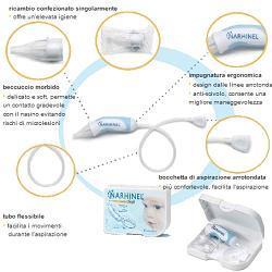 [913214173] ASPIRATORE NASALE NARHINEL + 2 RICAMBI SOFT ARTICOLO 526403