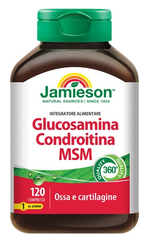 [913352011] JAMIESON GLUCOSAMINA CONDROITINA MSM 120 COMPRESSE
