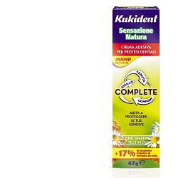 [922199652] KUKIDENT SENSAZIONE NATURA COMPLETE CREMA ADESIVA PER PROTESI DENTARIE 47 G