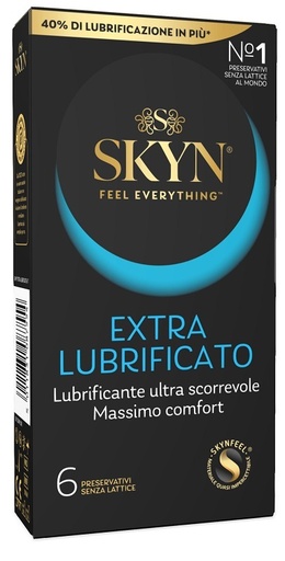 [922914799] PROFILATTICO AKUEL SKYN EXTRA LUBRIFICATO 6 PEZZI