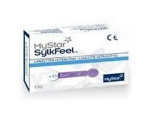 [923789642] LANCETTE PUNGIDITO MYSTAR SYLKFEEL LANCETS 33 GAUGE 25 PEZZI