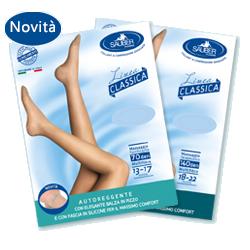 [924296231] SAUBER CALZA AUTOREGGENTE 140 DENARI MAGLIA MICRORETE NEUTRO BEIGE 2 LINEA CLASSICA