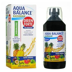[924875697] AQUA BALANCE RASSODAN DREN FORTE GUSTO ANANAS 500 ML DIETALINEA + AQUALOSS 2,8 G