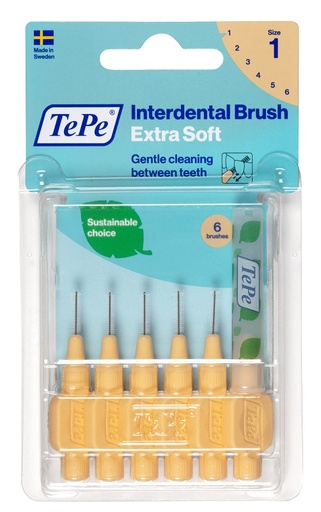 [925531701] TEPE SCOVOLINO XSOFT ARANCIONE 0,45 MM 6 PEZZI