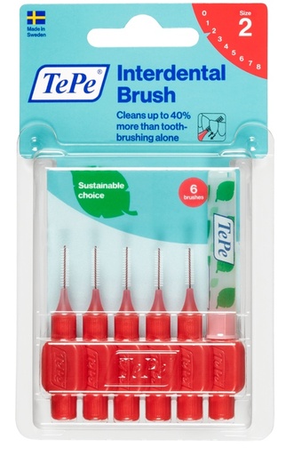 [925897314] TEPE SCOVOLINO ROSSO 0,5MM 6 PEZZI