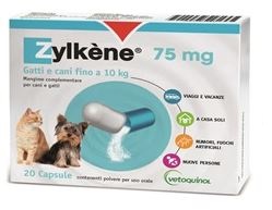 [927185482] ZYLKENE CANI E GATTI FINO A 10KG 20 CAPSULE 75 MG