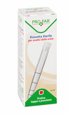 [930260144] PROVETTA STERILE PER ANALISI DELLE URINE 10 ML PROFAR