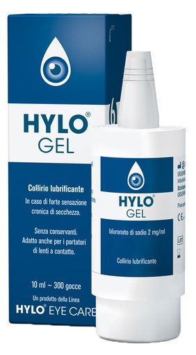 [930263429] HYLO-GEL COLLIRIO LUBRIFICANTE ACIDO IALURONICO 0,2% 10 ML