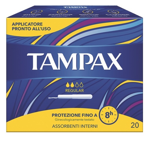[930551039] TAMPAX BLUE BOX REGULAR 20 PEZZI