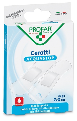 [931093900] CEROTTO ACQUASTOP MEDI 7X2 CM PROFA 20 PEZZI