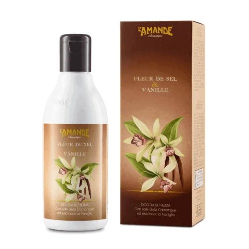 [931099840] L'AMANDE FLEUR DE SEL & VANILLE DOCCIA SCHIUMA 250 ML
