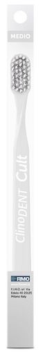 [933942866] CLINODENT CULT BIANCO SPAZZOLINO DA DENTI MEDIO