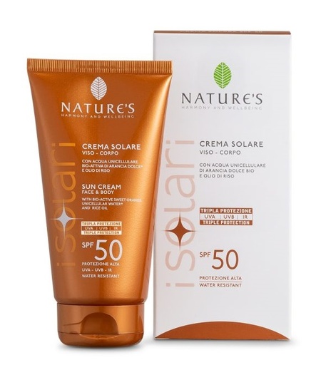 [935601157] NATURE'S I SOLARI CREMA SOLARE VISO E CORPO SPF 50 IR SUN 150 ML