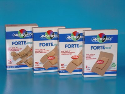 [900405287] CEROTTO MASTER-AID FORTE MED IN STRISCIA A TAGLIO 10X8 10 PEZZI