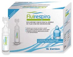 [938915600] FLUIRESPIRA SOLUZIONE FISIOLOGICA STERILE 30 FLACONCINI MONODOSE DA 5ML
