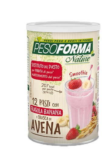 [941974255] PESOFORMA NATURE SMOOTHIE FRAGOLA BANANA POLVERE 420 G