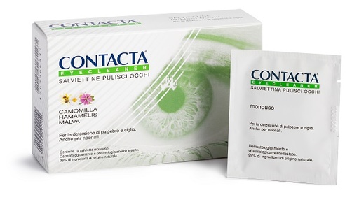 [943346837] CONTACTA EYECLEANER 14 SALVIETTINE PULISCI OCCHI