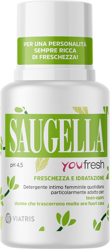 [944950955] SAUGELLA YOU FRESH PH 4,5 FRESCHEZZA E IDRATAZIONE DETERGENTE INTIMO 100 ML