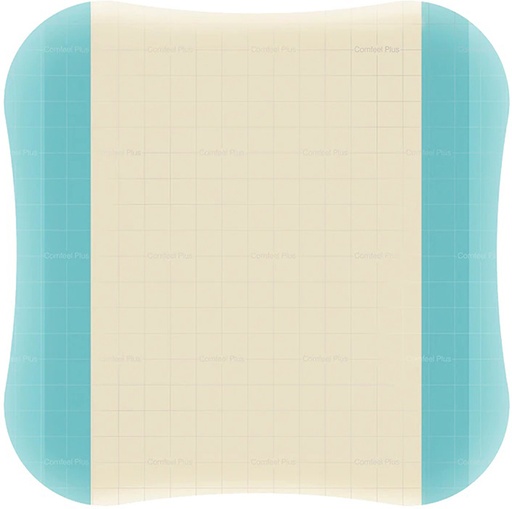 [971096413] MEDICAZIONE SPECIALE ATTIVA CON IDROCOLLOIDE CON BORDI SMUSSATI COMFEEL PLUS 10X10 CM 10 PEZZI