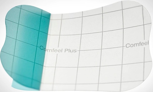 [971096488] MEDICAZIONE SPECIALE ATTIVA TRASPARENTE CON IDROCOLLOIDE COMFEEL PLUS 5X7 CM 10 PEZZI
