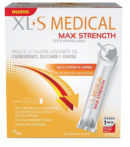 [971389958] XLS MEDICAL MAX STRENGTH 60 STICK OROSOLUBILI