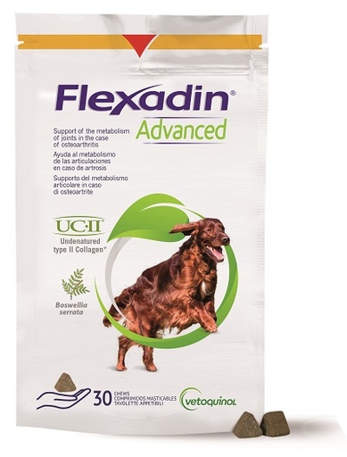[976322762] FLEXADIN ADVANCED CANE TUTTE LE TAGLIE 30 TAVOLETTE APPETIBILI