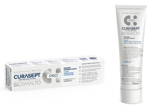 [978103669] CURASEPT BIOSMALTO MOUSSE CARIE MENTA 50 ML