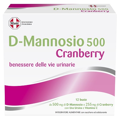 [978267831] MATT DIVISIONE PHARMA D-MANNOSIO 500 CRANBERRY 12 BUSTINE