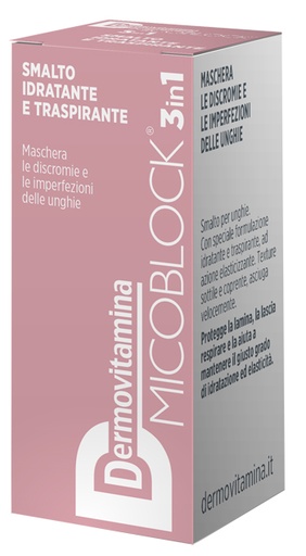 [979321318] DERMOVITAMINA MICOBLOCK 3 IN 1 SMALTO IDRATANTE E TRASPIRANTE NUDE 5 ML