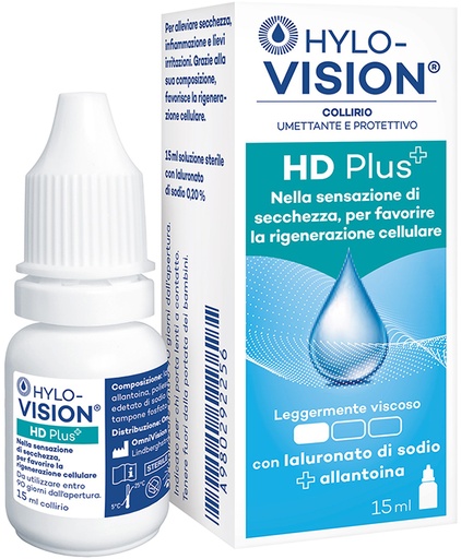 [980292256] HYLOVISION HD PLUS COLLIRIO UMETTANTE E PROTETTIVO 15 ML