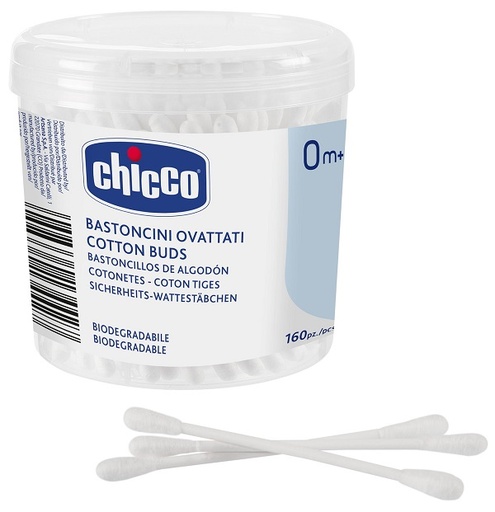 [980340311] CHICCO BASTONCINI COTONATI 160 PEZZI