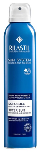 [981954694] RILASTIL SUN SYSTEM DOPOSOLE SPRAY TRASPARENTE DOPOSOLE IDRATANTE E RINFRESCANTE 200 ML