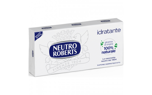 [984832788] NEUTRO ROBERTS SAPONE SOLIDO TRIS 3 PEZZI DA 100 G