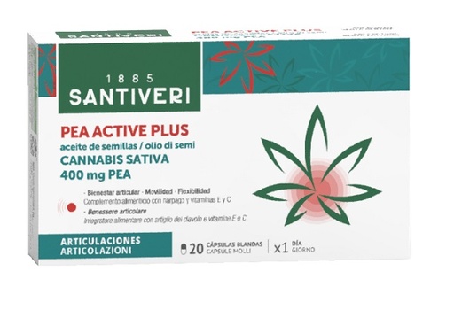 [984908463] CANNABIACTIVE FORTE PEA 400 MG 20 CAPSULE MOLLI