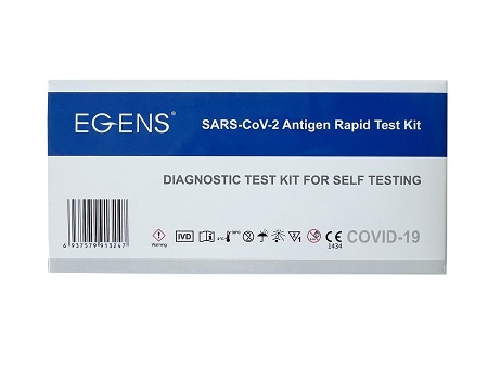 [984954685] TEST ANTIGENICO RAPIDO COVID-19 EGENS AUTODIAGNOSTICO DETERMINAZIONE QUALITATIVA ANTIGENI SARS-COV-2 IN TAMPONI NASALI MEDIANTE IMMUNOCROMATOGRAFIA