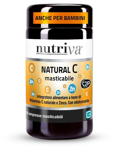 [985009012] NUTRIVA NATURAL C 60 COMPRESSE MASTICABILI