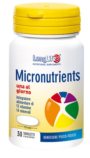[900825807] LONGLIFE MICRONUTRIENTS 30 TAVOLETTE