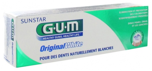 [904396367] GUM ORIGINAL WHITE DENTIFRICIO 75 ML
