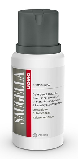 [905891925] SAUGELLA UOMO PH FISIOLOGICO DETERGENTE MASCHILE 200 ML