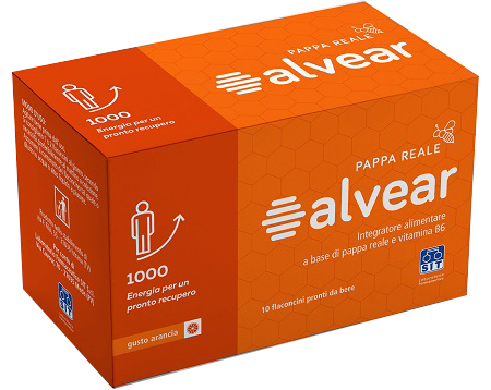 [909362699] ALVEAR 1000 PAPPA REALE 10 FLACONCINI GUSTO ARANCIA